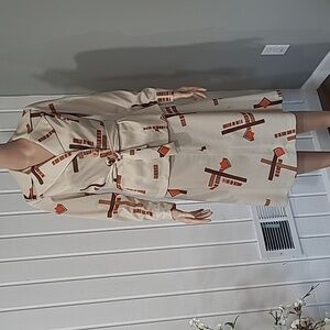 Vintage 1970s Skirt And Top Set